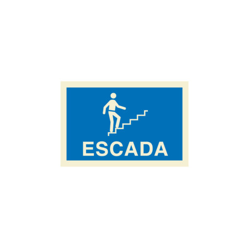 Sinalética / Pictograma ESCADA SUBIR DIREITA - PD7202