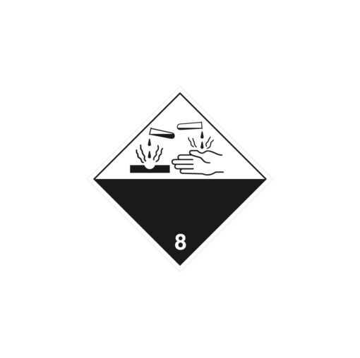 Sinalética / Pictograma PERIGO E IDENTIFICACAO CORROSIVOS - PI6530