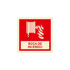 Sinalética / Pictograma Boca de incendio carretel fogo - IN1005A