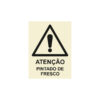 Sinalética / Pictograma ATENCAO PINTADO DE FRESCO - PE3202B
