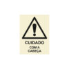 Sinalética / Pictograma PERIGO ATENCAO CUIDADO COM A CABECA - PE3204 - Allsigns Sinalética / Pictograma PERIGO ATENCAO CUIDADO COM A CABECA - PE3204
