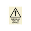 Sinalética / Pictograma PERIGO ATENCAO ELEVADOR FORA SERVICO - PE3206 - Allsigns Sinalética / Pictograma PERIGO ATENCAO ELEVADOR FORA SERVICO - PE3206