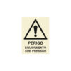 Sinalética / Pictograma PERIGO ATENCAO EQUIPAMENTO SOB PRESSAO - PE3212 - Allsigns Sinalética / Pictograma PERIGO ATENCAO EQUIPAMENTO SOB PRESSAO - PE3212