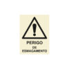 Sinalética / Pictograma PERIGO ATENCAO PERIGO ESMAGAMENTO - PE3214 - Allsigns Sinalética / Pictograma PERIGO ATENCAO PERIGO ESMAGAMENTO - PE3214
