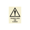 Sinalética / Pictograma PERIGO ATENCAO TRABALHOS EM CURSO - PE3218