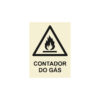Sinalética / Pictograma CONTADOR DO GAS - PE3231