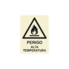 Sinalética / Pictograma PERIGO ALTA TEMPERATURA - PE3233
