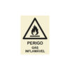 Sinalética / Pictograma PERIGO GAS INFLAMAVEL - PE3234 - Allsigns Sinalética / Pictograma PERIGO GAS INFLAMAVEL - PE3234