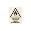 Sinalética / Pictograma PERIGO LIQUIDO INFLAMAVEL - PE3235 - Allsigns Sinalética / Pictograma PERIGO LIQUIDO INFLAMAVEL - PE3235