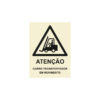 Sinalética / Pictograma ATENCAO CARRO TRANSPORTADOR EM MOVIMENTO - PE3240