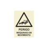 Sinalética / Pictograma PERIGO MAQUINAS EM MOVIMENTO - PE3243A