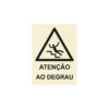 Sinalética / Pictograma ATENCAO AO DEGRAU - PE3249