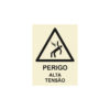 Sinalética / Pictograma PERIGO ALTA TENSAO - PE3252 - Allsigns Sinalética / Pictograma PERIGO ALTA TENSAO - PE3252