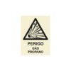 Sinalética / Pictograma PERIGO GAS PROPANO - PE3256 - Allsigns Sinalética / Pictograma PERIGO GAS PROPANO - PE3256