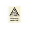 Sinalética / Pictograma RISCO DE EXPLOSAO - PE3260