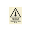 Sinalética / Pictograma PERIGO TEMPERATURA ALTA - PE3278