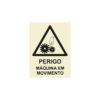Sinalética / Pictograma PERIGO MAQUINA EM MOVIMENTO - PE3285
