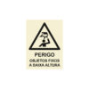 Sinalética / Pictograma PERIGO OBJECTOS FIXOS A BAIXA ALTURA - PE3287