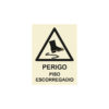 Sinalética / Pictograma PERIGO PISO ESCORREGADIO - PE3289