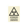 Sinalética / Pictograma ATENCAO RADIACOES IONIZANTES - PE3292