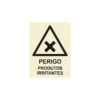 Sinalética / Pictograma PERIGO PRODUTOS IRRITANTES - PE3294