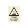 Sinalética / Pictograma PERIGO SUPERFICIES QUENTES - PE3296A