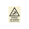 Sinalética / Pictograma PERIGO DE QUEDA ABERTURA NO SOLO - PE3300