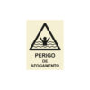 Sinalética / Pictograma PERIGO AFOGAMENTO - PE3315