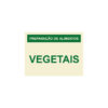 Sinalética / Pictograma PREPARACAO DE ALIMENTOS VEGETAIS - QU6970