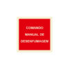 Sinalética / Pictograma COMANDO MANUAL DE DESENFUMAGEM - IN1038A