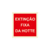 Sinalética / Pictograma EXTINCAO FIXA DA HOTE - IN1047