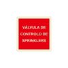 Sinalética / Pictograma VALVULA DE CONTROLO DE SPRINKLERS - IN1069