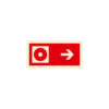 Sinalética / Pictograma BOTAO ALARME BOTONEIRA DE ALARME SETA DIREITA - IN1302D
