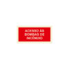 Sinalética / Pictograma ACESSO AS BOMBAS DE INCENDIO - IN1305 - Allsigns Sinalética / Pictograma ACESSO AS BOMBAS DE INCENDIO - IN1305