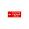Sinalética / Pictograma ACESSO AS BOMBAS DE INCENDIO - IN1307 - Allsigns Sinalética / Pictograma ACESSO AS BOMBAS DE INCENDIO - IN1307