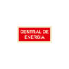Sinalética / Pictograma CENTRAL DE ENERGIA - IN1334 - Allsigns Sinalética / Pictograma CENTRAL DE ENERGIA - IN1334