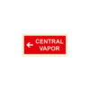 Sinalética / Pictograma CENTRAL VAPOR - IN1348