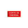 Sinalética / Pictograma CORTE DE ENERGIA - IN1365